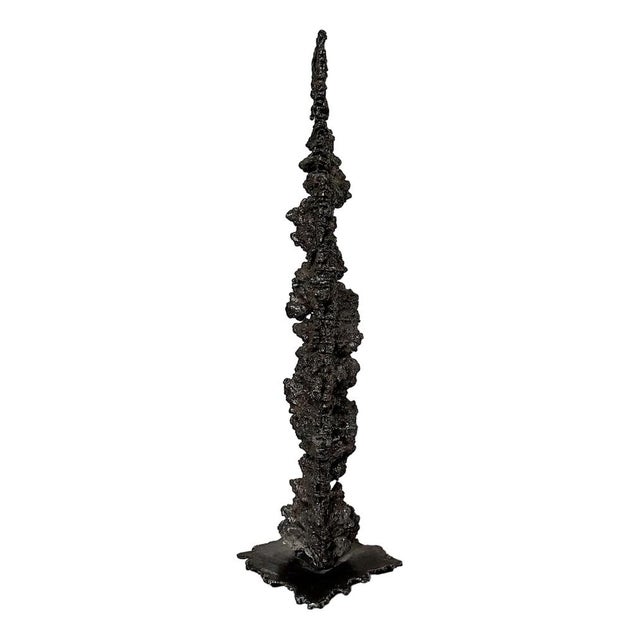 Metal Brutalist Sculpture, 2000s, Iron For Sale - Image 7 of 7