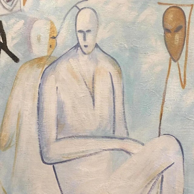 Untitled -Oil on canvas cm.170x122 - Italy Massimo Caiaphas 2009. Modern painting on canvas inspired by the Master Mimmo...