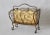 Vintage Florentine Italian Gilt Metal Magazine Rack For Sale - Image 12 of 12