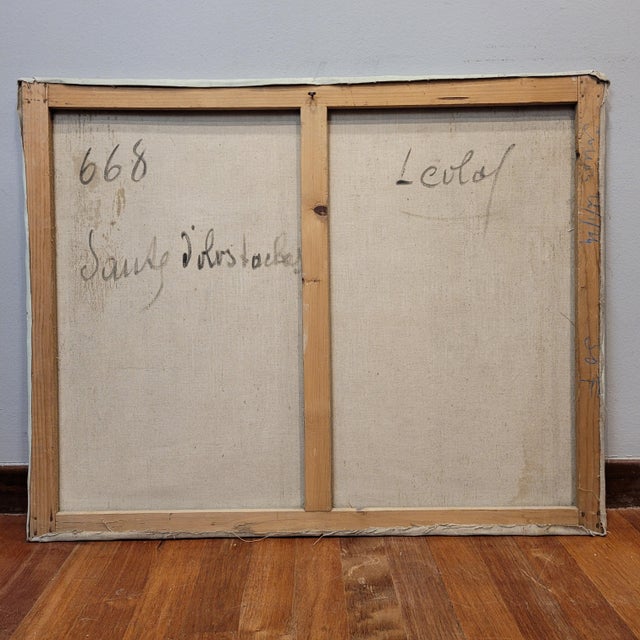 León Lafourcade, Horse Race, 1890s, Acrylic on Canvas For Sale - Image 17 of 18