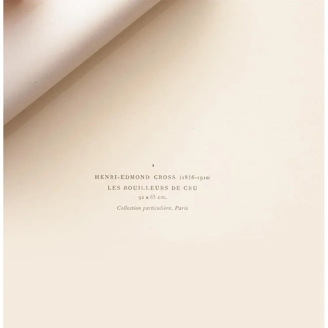 1947 After Henri-Edmond Cross-Delacroix, First Edition Neo-Impressionist Lithograph "The Boilers of Cru" For Sale In Dallas - Image 6 of 9