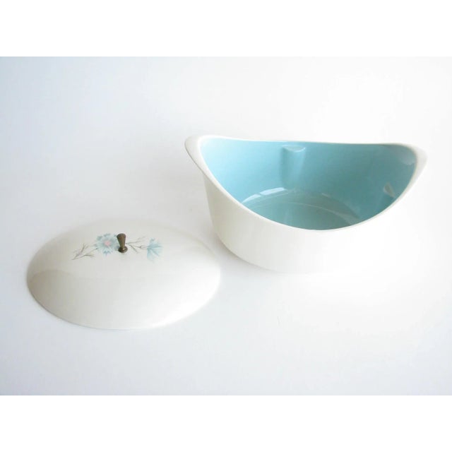 Vintage Taylor Smith & Taylor Boutonniere Lidded Serving Dish For Sale - Image 9 of 12