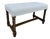 Newly Upholstered English Bench For Sale