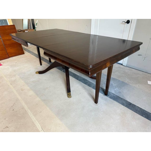 Antique Regency Style Mahogany Extandable Mahogany Dining Table For Sale In Washington DC - Image 6 of 17