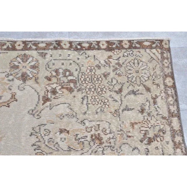 1960s Kurdish Handknotted Wool Area Rug For Sale - Image 9 of 11