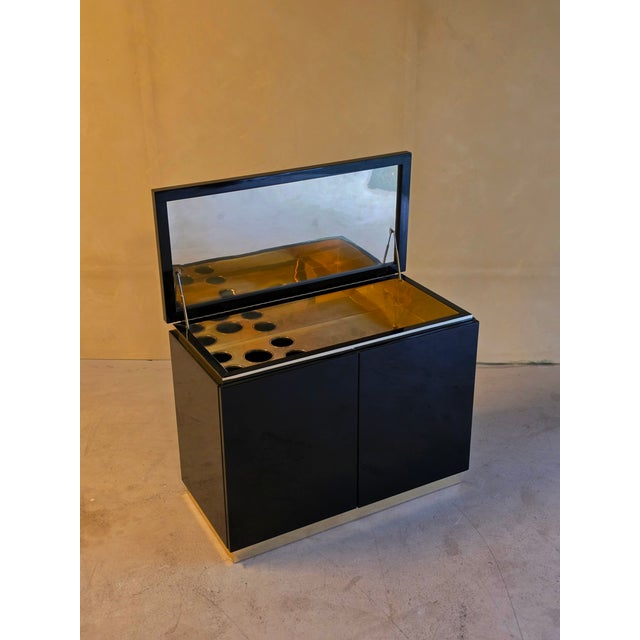 Vintage Jean Claude Mahey Bar Cabinet, 1970s For Sale - Image 10 of 13