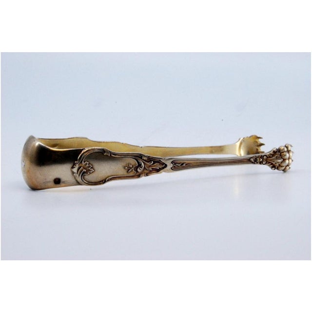 Silver Silver Claw-Shaped Ice Tongs For Sale - Image 8 of 9