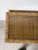 Vintage Coastal Rattan Two-Tier Console Table With Glass Top For Sale - Image 11 of 17