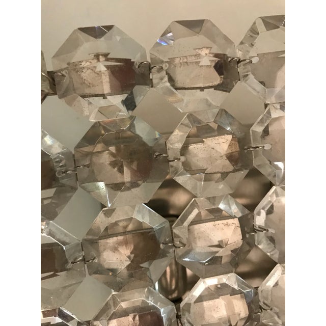 Mid-Century Crystal Flush Mount For Sale - Image 6 of 10