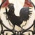 Farmhouse Large French Country Wrought Iron 6-Light Rooster Chandelier For Sale - Image 3 of 8