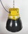 Industrial Yellow Explosion Proof Lamp with Black Enameled Shade from Elektrosvit, 1990s For Sale - Image 9 of 18