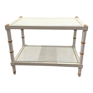 Chelsea House Conner Cane Cocktail Table For Sale