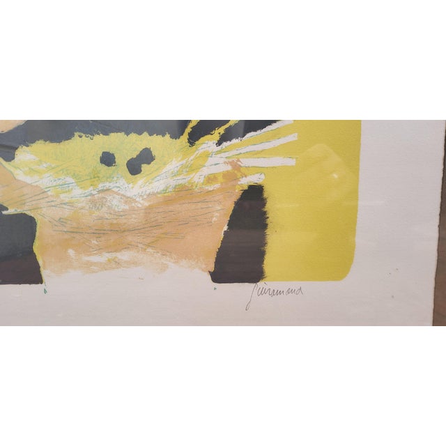 Paul Guiramand, The Birds, 1950s, Lithograph, Framed For Sale - Image 3 of 5