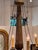 Wood Carved and Painted Chandelier For Sale - Image 7 of 15