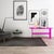 Modern Acrylic Stylish Neon Fuchsia Console Table For Sale - Image 3 of 5