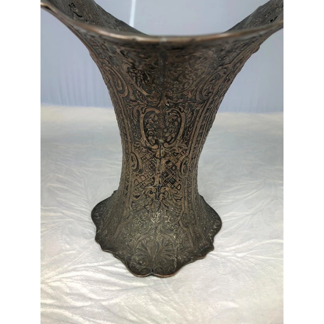 Art Deco Antique Silver Wedding Basket Cross Silver For Sale - Image 3 of 11