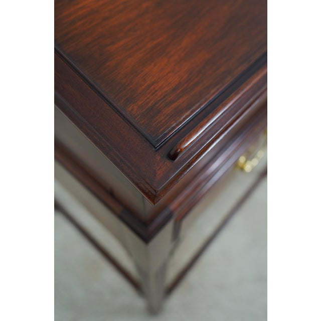 Henkel Harris Moore Mahogany Slant Top Architects Desk For Sale - Image 10 of 12