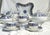 Victorian Antique Austrian Porcelain 10 Pc Tea Set Cobalt Blue and Gold, Fischer & Mieg Pirkenhammer For Sale - Image 3 of 12