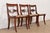 Kindel Furniture Style Regency Carved Mahogany Side Chairs or Dining Chairs, Set of Three For Sale - Image 11 of 11