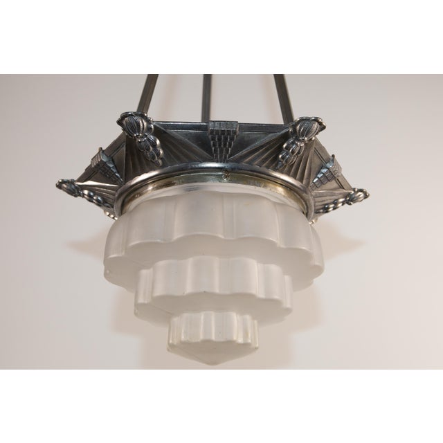 Art Deco Ceiling Light, France, 1930 For Sale - Image 4 of 9