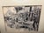 Original 1939 Leo Meissner Signed Pen & Ink Harbor Scene, Framed Nautical Drawing For Sale - Image 6 of 6