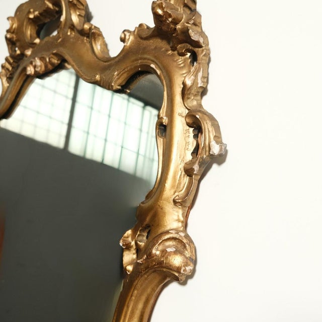 Baroque Style Console and Mirror Set, 1940s, Set of 2 For Sale - Image 9 of 18