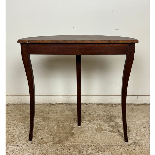 Ethan Allen Ethan Allen Demilune Table For Sale - Image 4 of 11