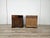 Art Deco Linear and Geometric Bedside Tables in Walnut Burl, 1940, Set of 2 For Sale - Image 3 of 18