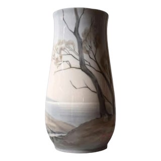 Vintage Danish Porcelain Vase from Bing & Grøndahl For Sale
