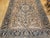 Vintage Persian Heriz Rug, Hand-Knotted Wool, Geometric Medallion Pattern,Tan & Navy, 9x13 For Sale - Image 4 of 18