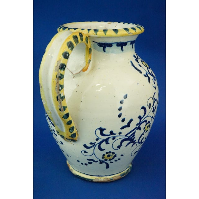 Antique Italian Renaissance Tuscan Majolica Pharmacy Jar, 1600s For Sale - Image 6 of 18