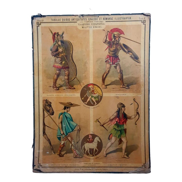 Collotype Print Soldiers, 1895, Pigment Print & Silver Gelatin Print & Paper For Sale