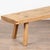 Brown Rustic 20th Century Narrow Coffee Table or Bench For Sale - Image 8 of 11