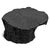 2020s Black Organic Modern Natural Form Stump Stool / Side Table For Sale - Image 5 of 5