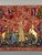 Large wall tapestry depicting "The Lady and the Unicorn," inspired by the famous series of medieval tapestries housed in...