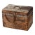 Antique Primitive Industrial Wood Storage Box For Sale