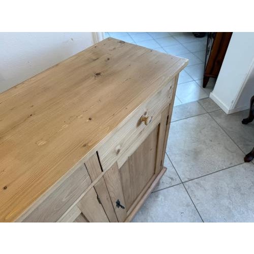 Wood Art Nouveau Sideboard in Softwood, 1890s For Sale - Image 7 of 17