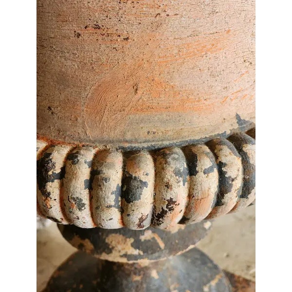 19th Century Pair of 19th Century Italian Rendez-Vous Sunset Urns For Sale - Image 5 of 18