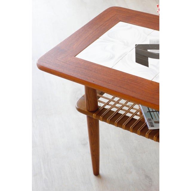 Vintage Teak and Ceramic Coffee Table from Gemina Møbler, 1960s For Sale - Image 11 of 15