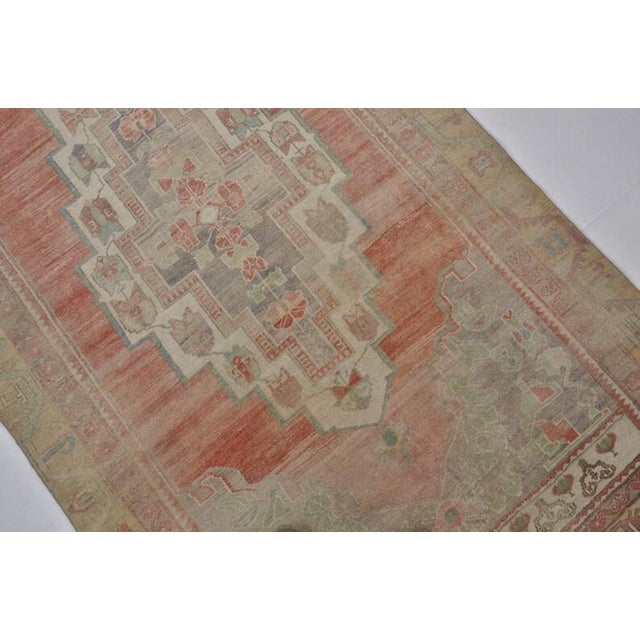 Textile Neutral Earth Tones Vintage Rug For Sale - Image 7 of 10