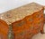 Wood Vintage French Louis XV Marble Top Bombe Commode Dresser Chest of Drawers For Sale - Image 7 of 16