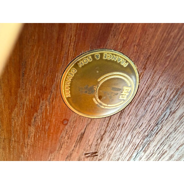 Mid Century Modern Danish Solid Teak Side Table by Peter Hvidt For Sale - Image 10 of 10