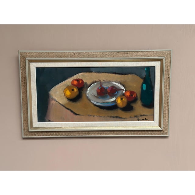 Kurt Rosander, Still Life, 1960s, Oil on Canvas For Sale - Image 5 of 17