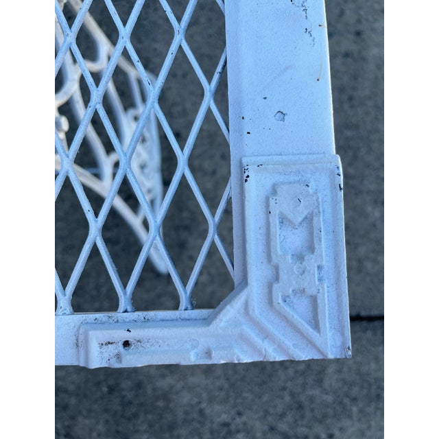 White Custom Build Singer Sewing Table For Sale - Image 8 of 9