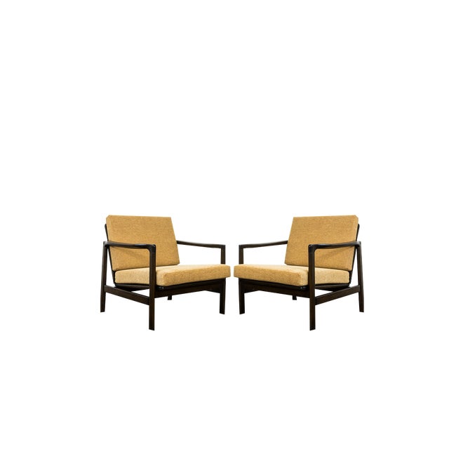 Set of B-7522 Armchairs by Zenon Bączyk, 1960s For Sale