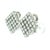 Metal 1990s Pair of Italian 18k White Gold 5 Carat Diamond Pavé Cluster Earrings For Sale - Image 7 of 18