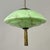 1930s Green Marbled Opaline and Burnished Brass Pendant with Tassel, Germany, 1930s For Sale - Image 5 of 17