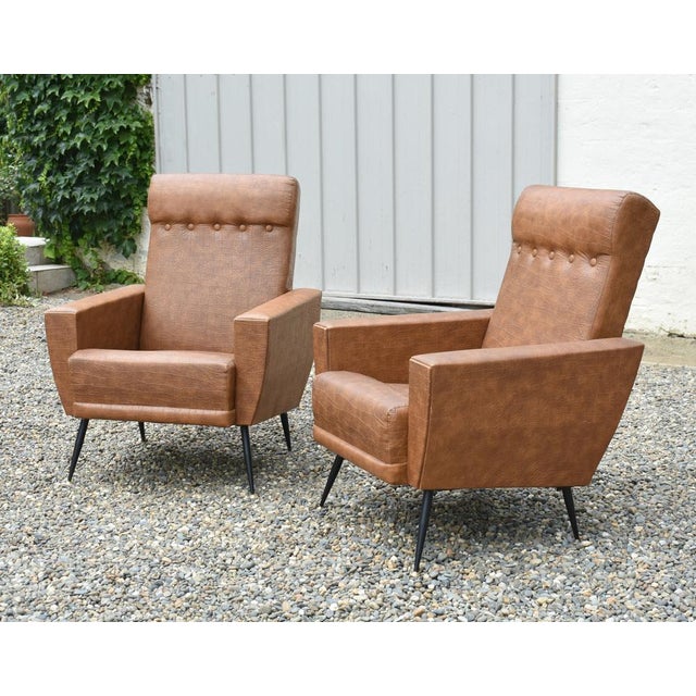 Metal French Living Room Set, 1960s, Set of 3 For Sale - Image 7 of 18