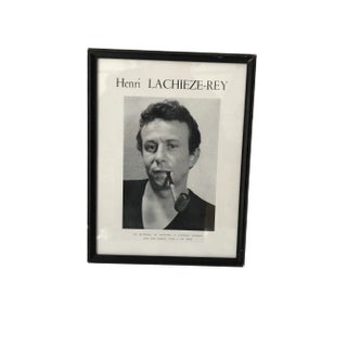 Henri Lachieze-Rey France C.1960’s Printed Photo 10x13 For Sale