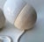 Pair of Travertine and Opaline Glass Culbuto Lamps Italy, 1980s For Sale - Image 9 of 12